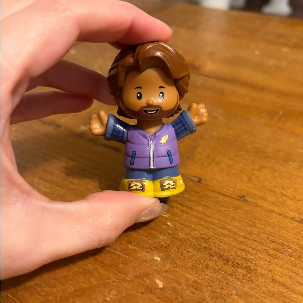 Fisher Price Little People dad/man in vest as is
